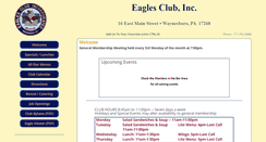 Desktop Screenshot of eaglesclubinc.org